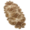 Beaded Paisley Design Table Runner