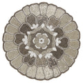 Beaded Placemats With Floral Design Set Of 4