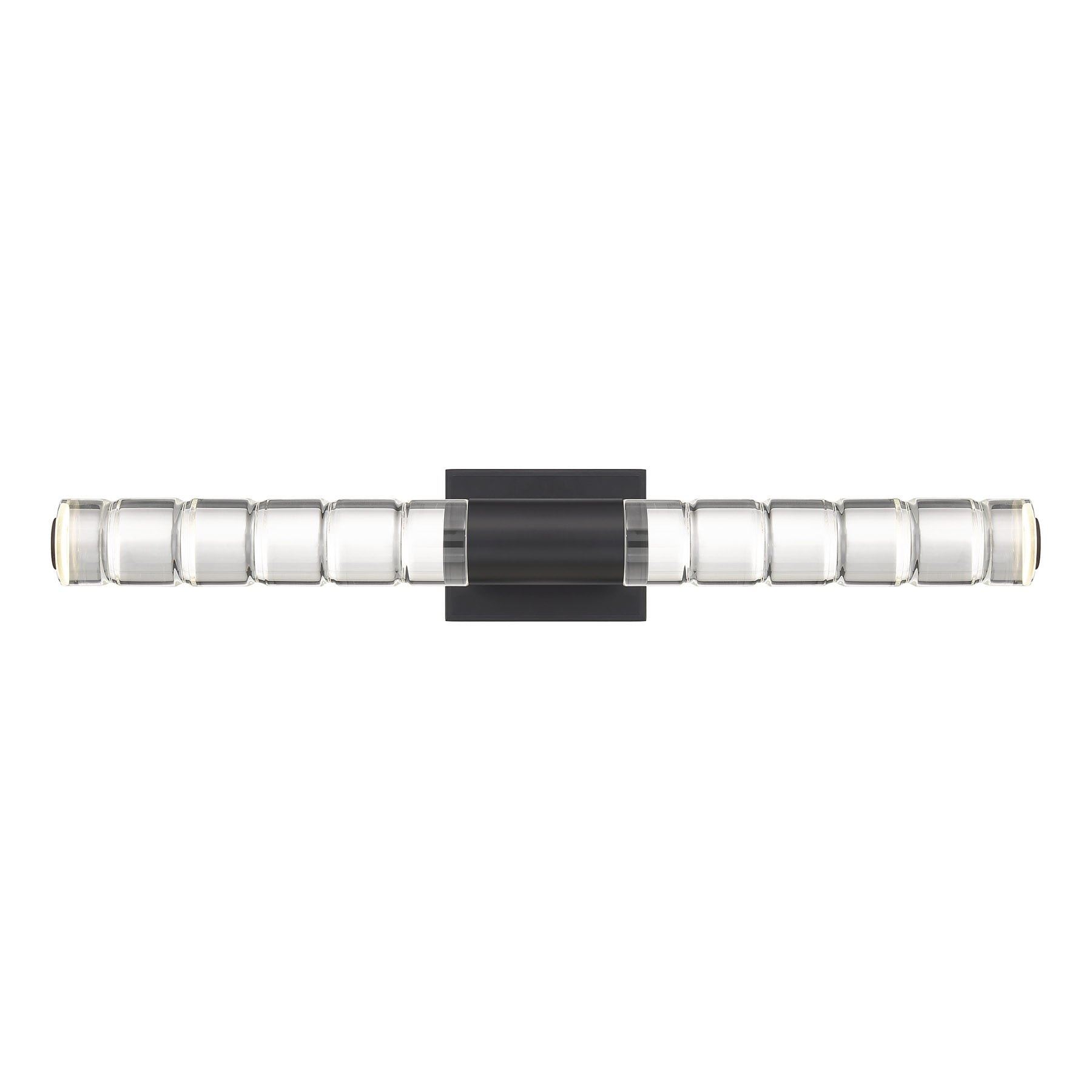 Beale Led Bathroom Vanity Light In Black Lustre