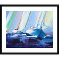Beating No. 2 By Curt Crain Wood Framed Wall Art Print