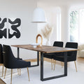 Beatrix Black Velvet Side Chair