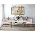 Beatrix Blush Velvet Side Chair