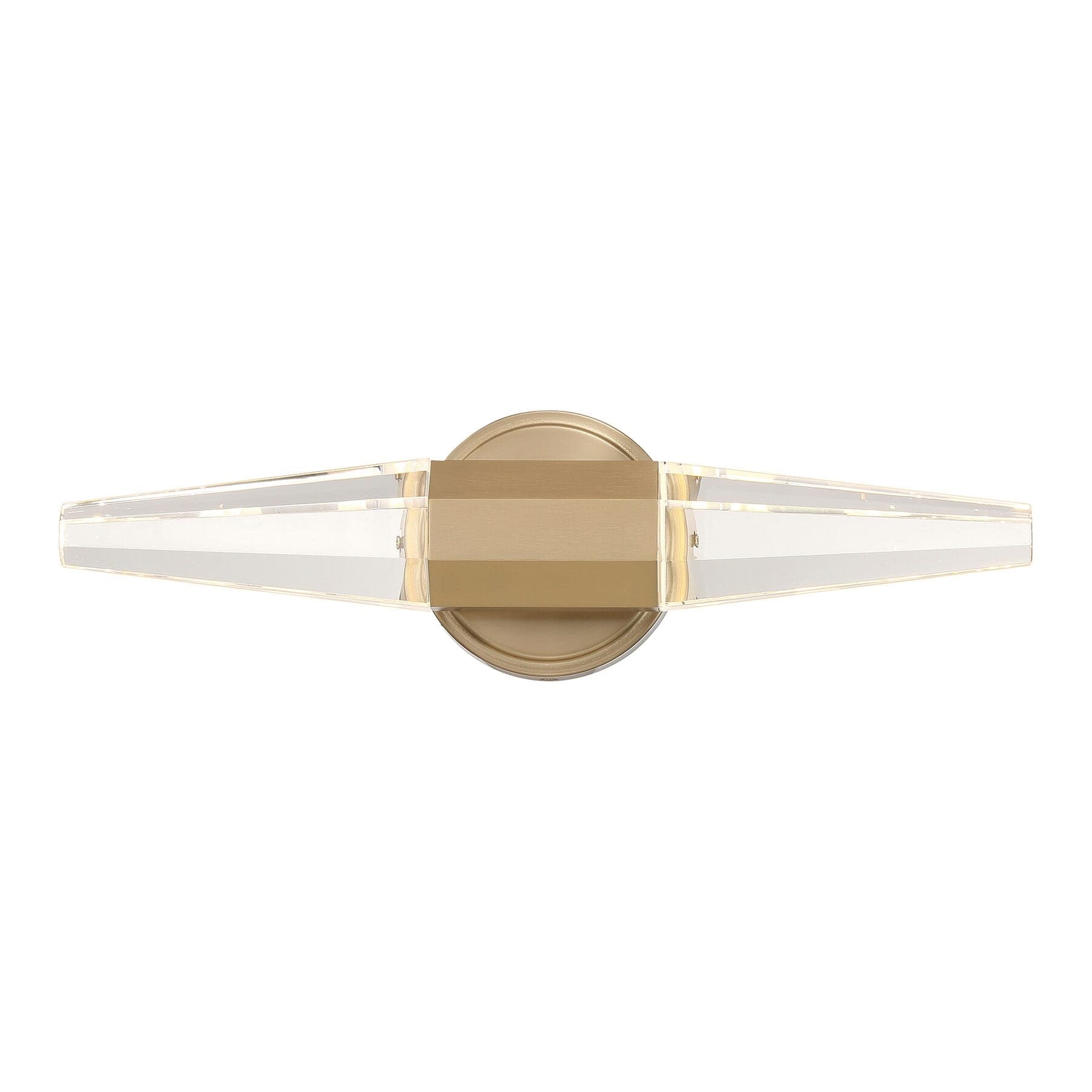 Beaumont Led Bathroom Vanity Light In Noble Brass