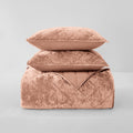 Beaute Living Diamond Velvet Quilt Set