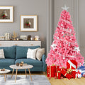Beautiful 6Ft 1600 Branches Pvc Artificial Christmas Tree Pink