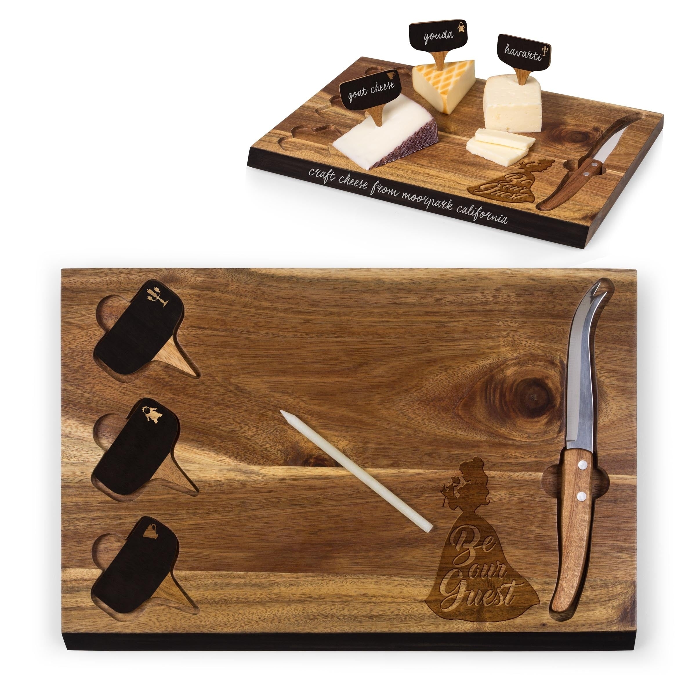 Beauty The Beast Delio Acacia Cheese Board Tools Set