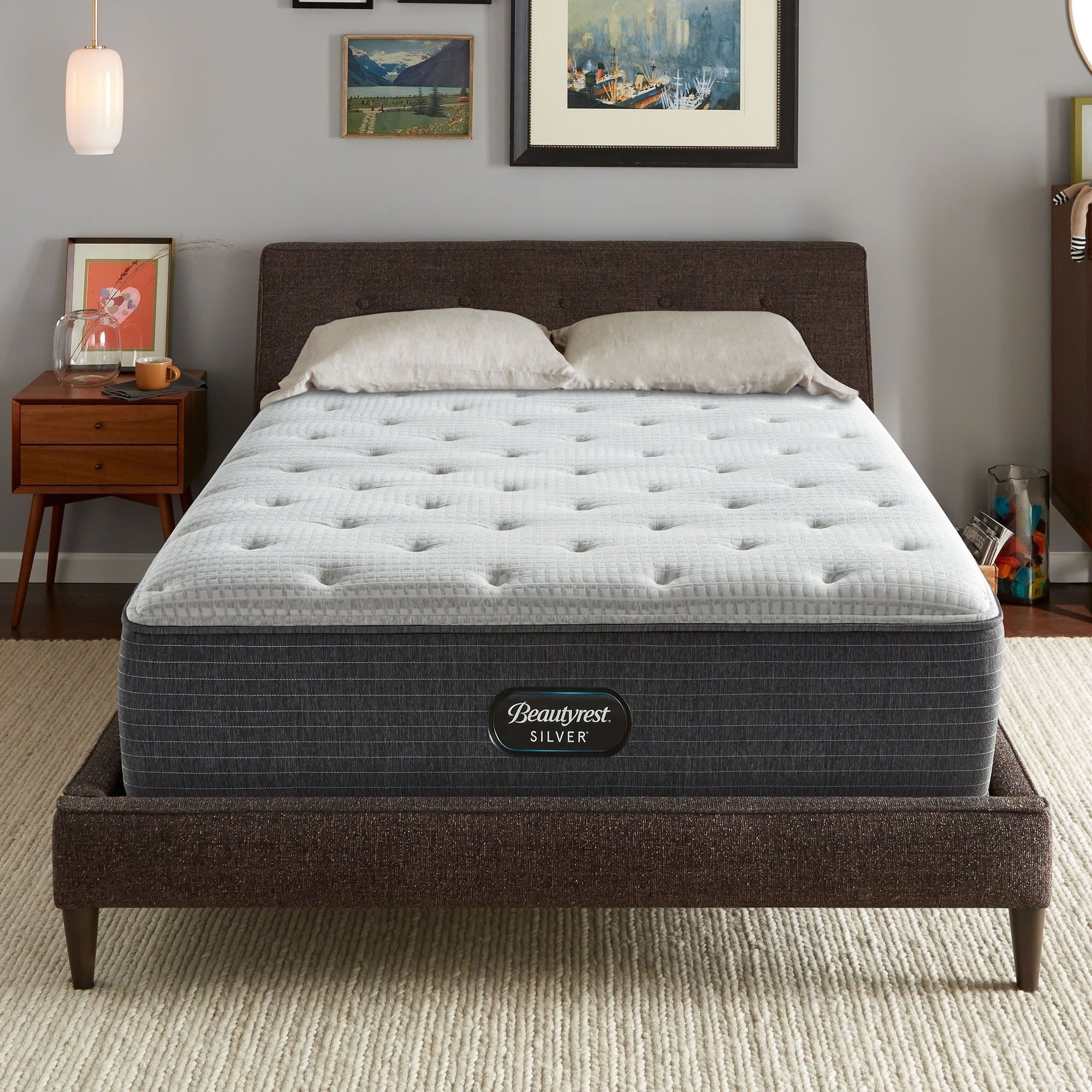 Beautyrest Silver Brs900 C 14 Inch Plush Innerspring Mattress Set N A