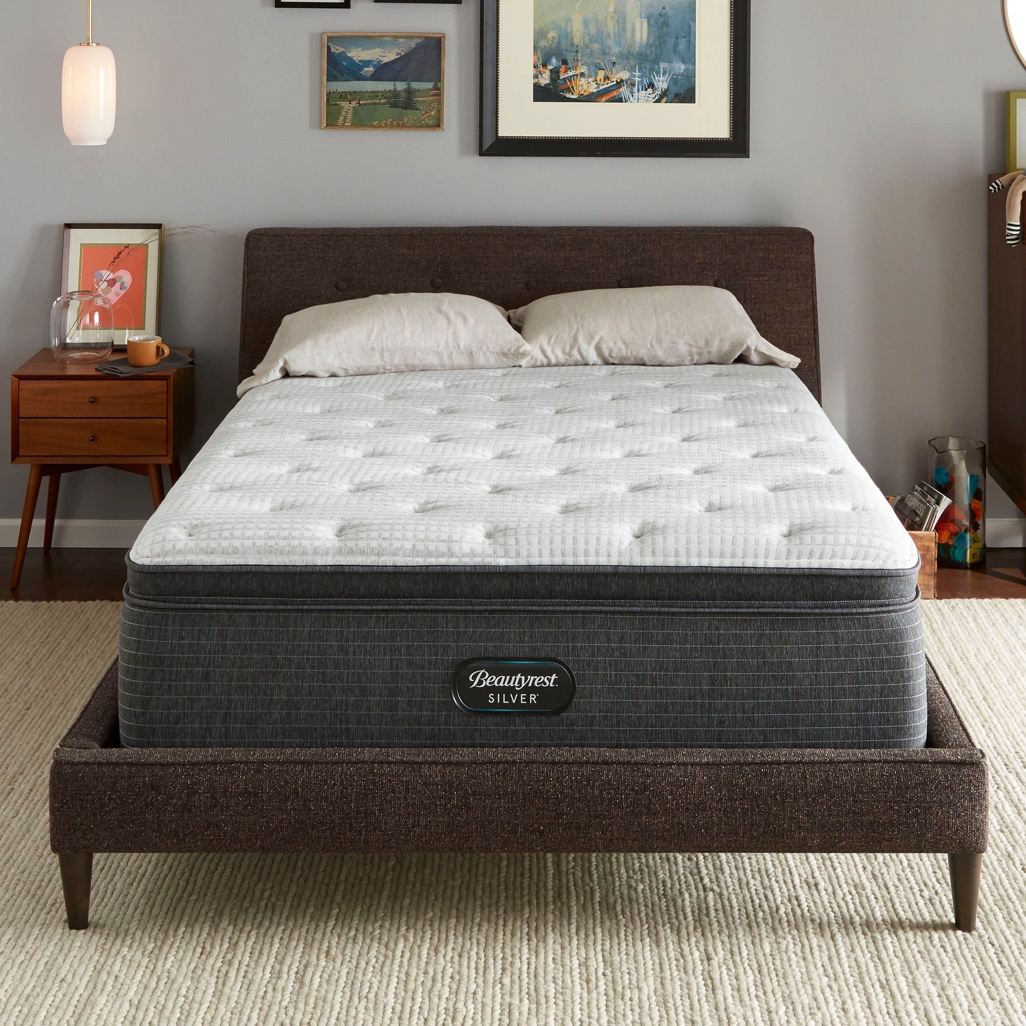 Beautyrest Silver Brs900 C 16 Inch Plush Pillow Top Mattress N A