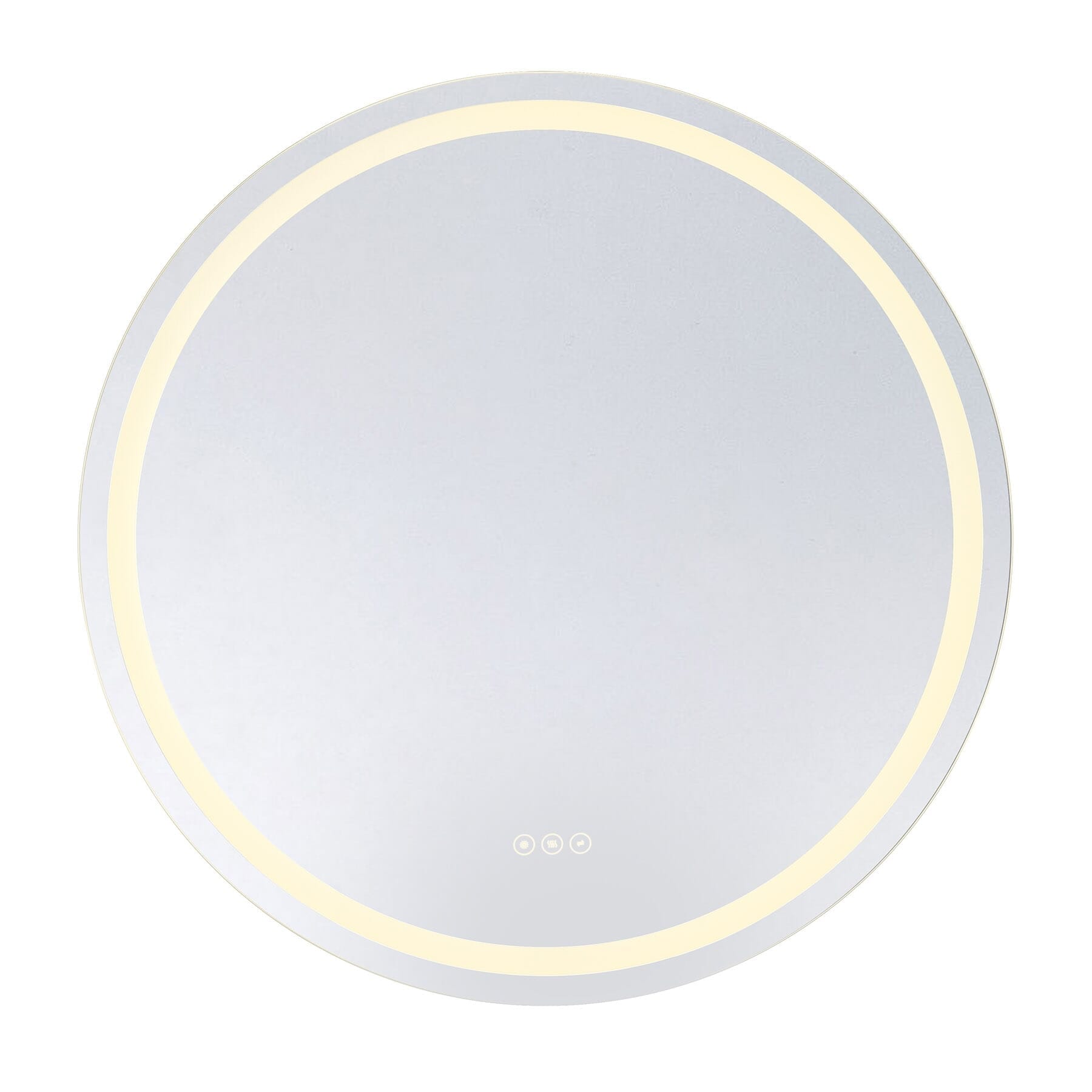 Beckett Led Round Frontlit And Backlit Mirror