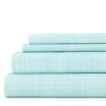 Merit Linens 4 Piece Premium Ultra Soft Thatch Pattern Bed Sheet Set