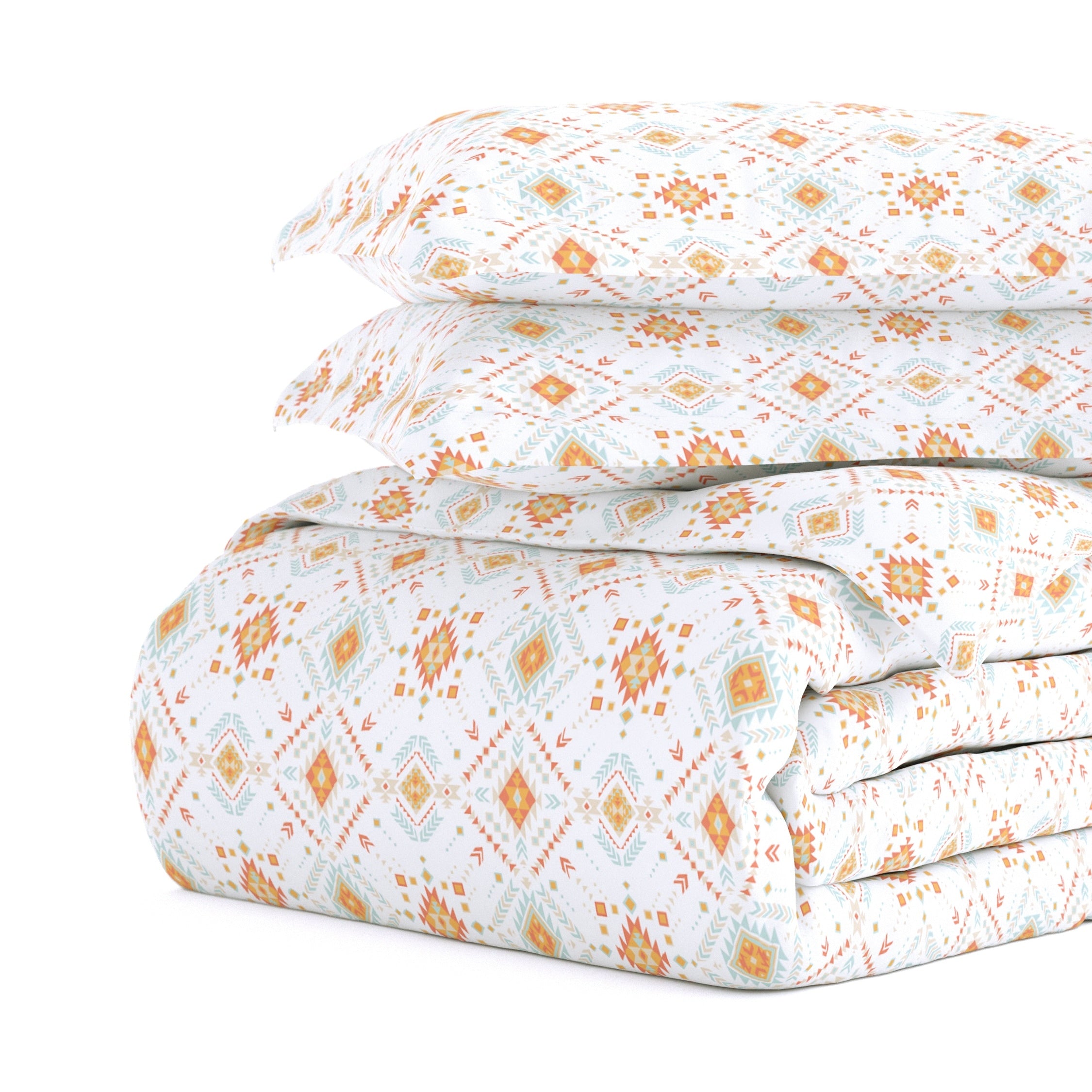 Merit Linens Premium Ultra Soft Aztec Dreams Pattern 3 Piece Duvet Cover Set