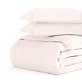 Merit Linens Premium Ultra Soft Classic In Pink Pattern 3 Piece Duvet Cover Set