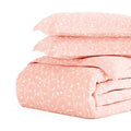 Merit Linens Premium Ultra Soft Pink Buds Pattern 3 Piece Duvet Cover Set