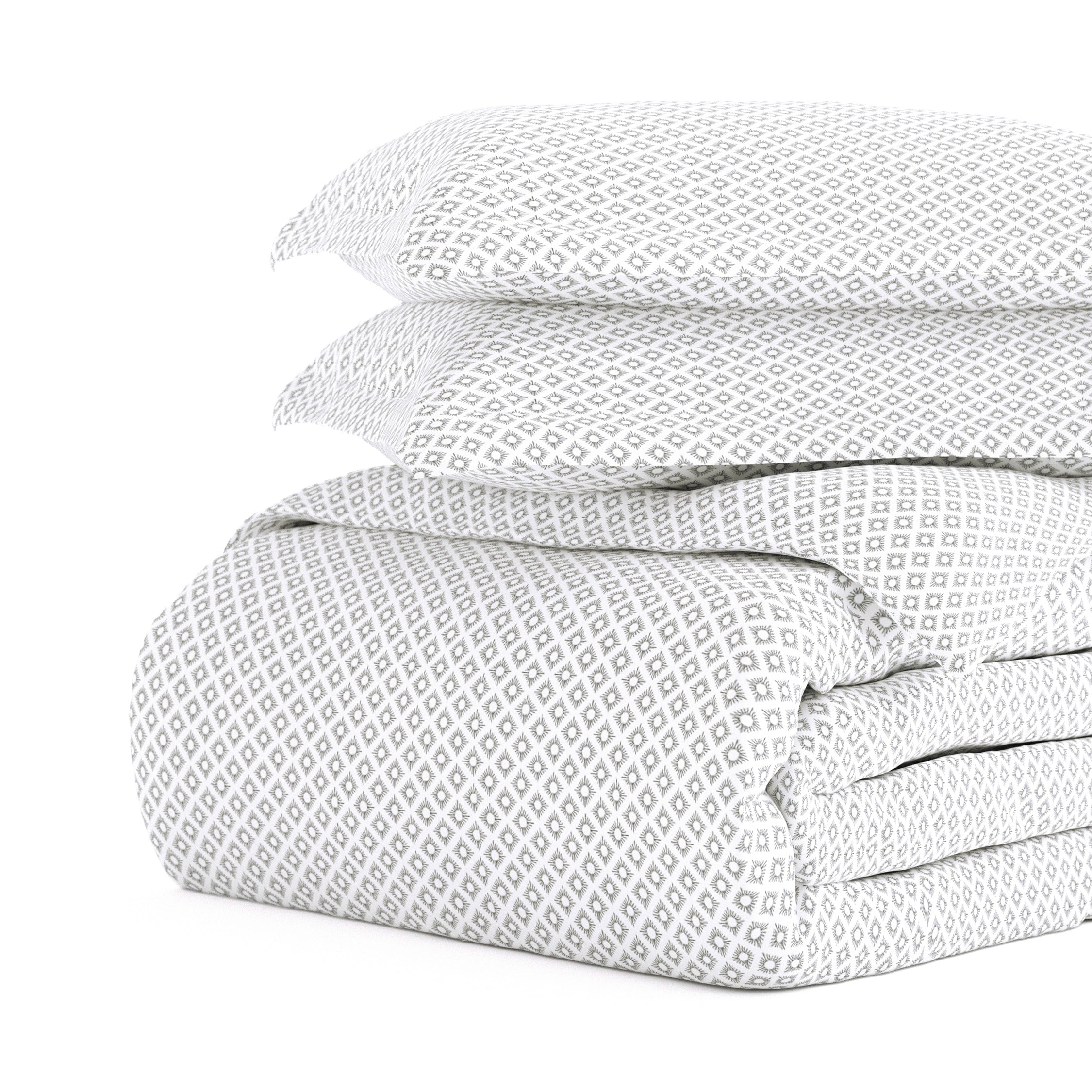 Merit Linens Premium Ultra Soft Polaris Pattern 3 Piece Duvet Cover Set
