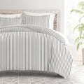 Merit Linens Premium Ultra Soft Vertical Dreams Pattern 3 Piece Duvet Cover Set