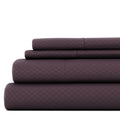 Merit Linens 4 Piece Premium Ultra Soft Checker Design Bed Sheet Set