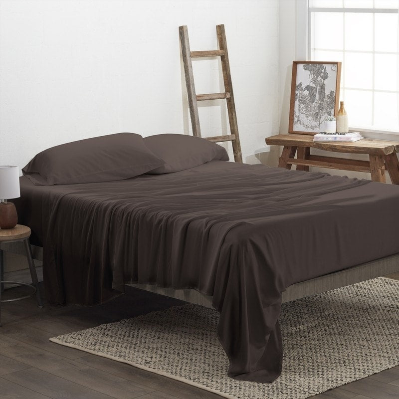 Becky Cameron Premium Rayon From Bamboo 4 Piece Luxury Bed Sheet Set