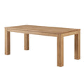 Bedford 75 Rectangular Dining Table Brushed Smoke