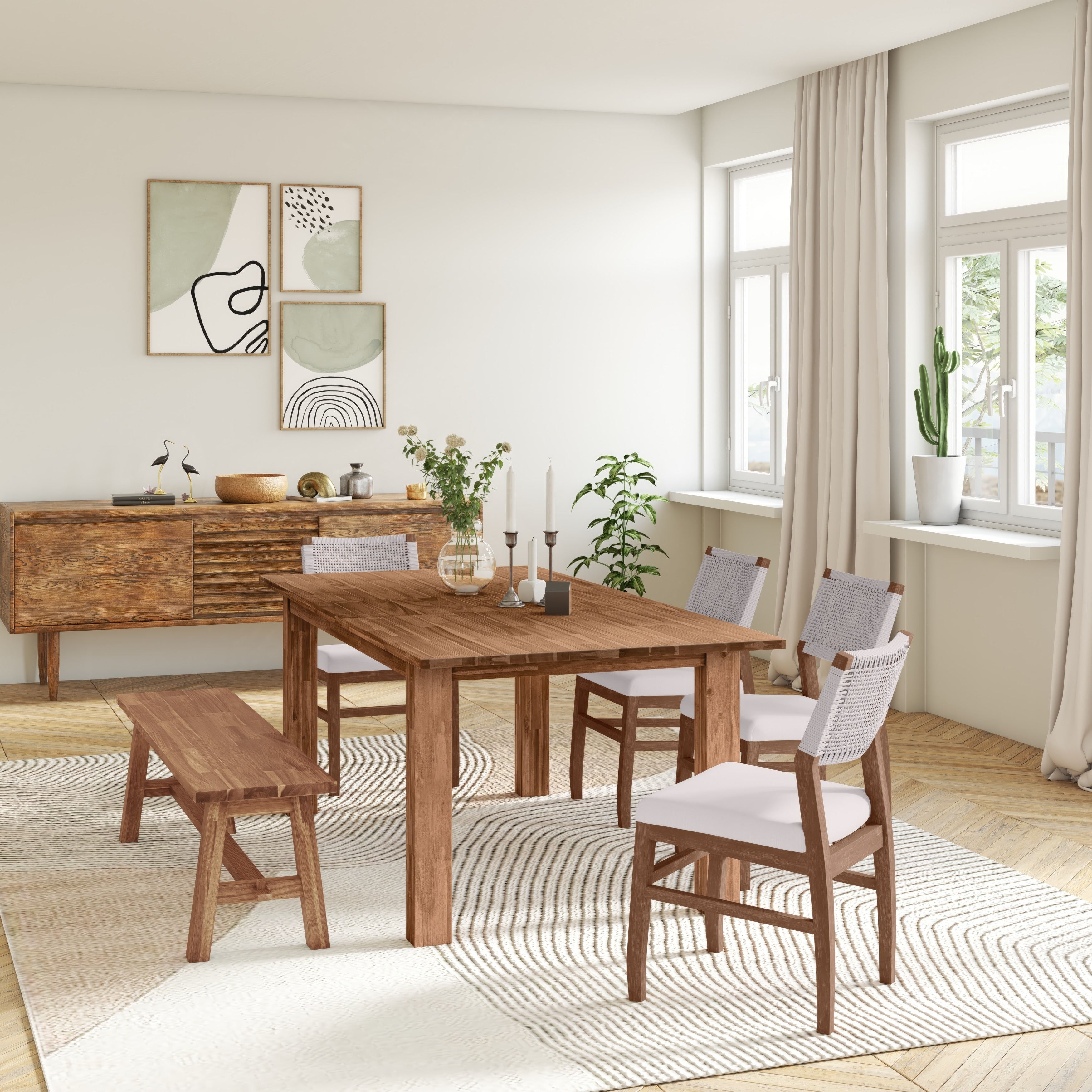 Bedford Butterfly Dining Table W 20 Ext.