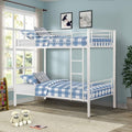 Porch Den Alder Kids Toddler Metal Twin Over Twin Bunk Bed