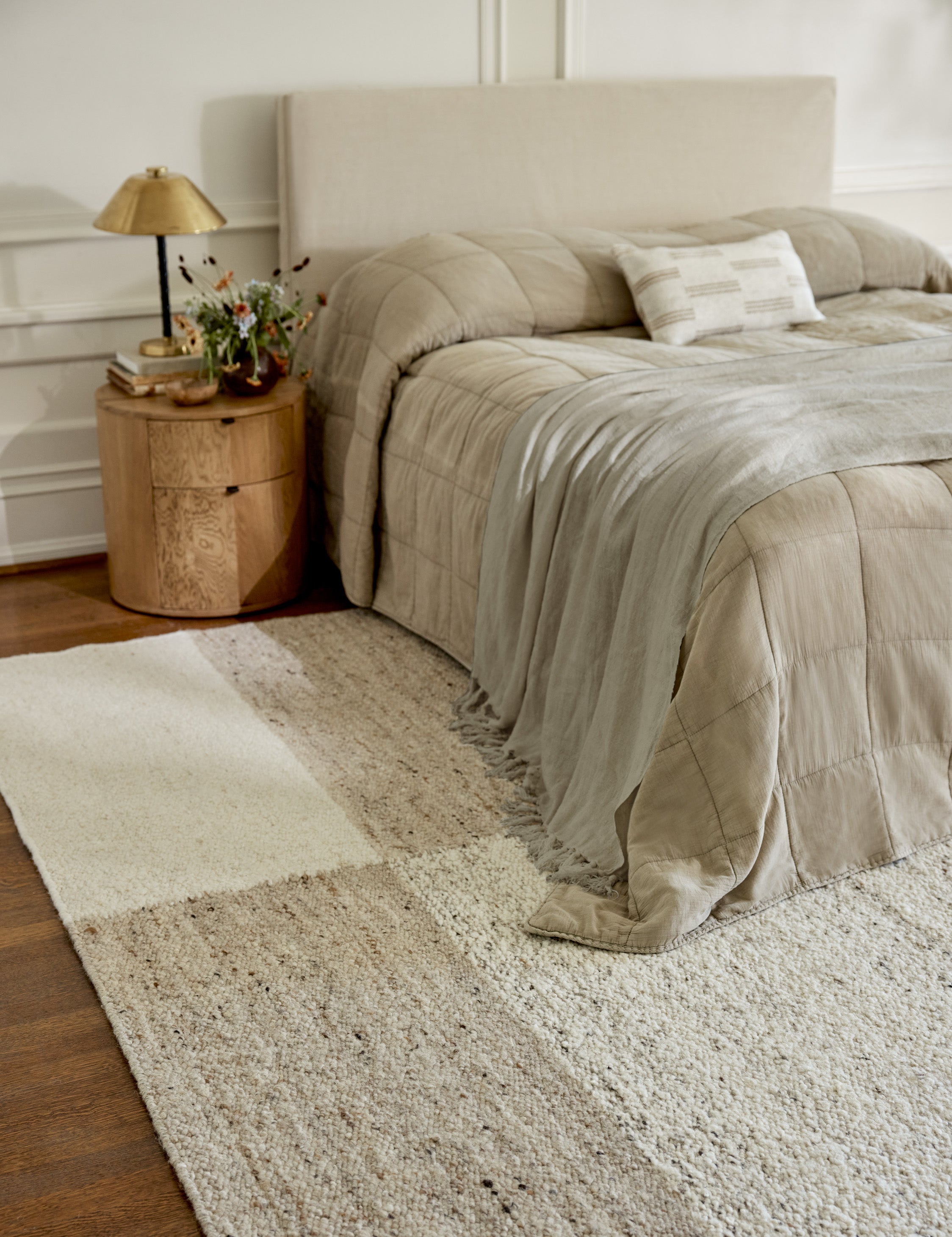 Woburn Handwoven Wool Rug Swatch by Jake Arnold