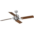 Bedwin Collection Antique Nickel Ceiling Fan 11.02 X 23.3 X 13.38