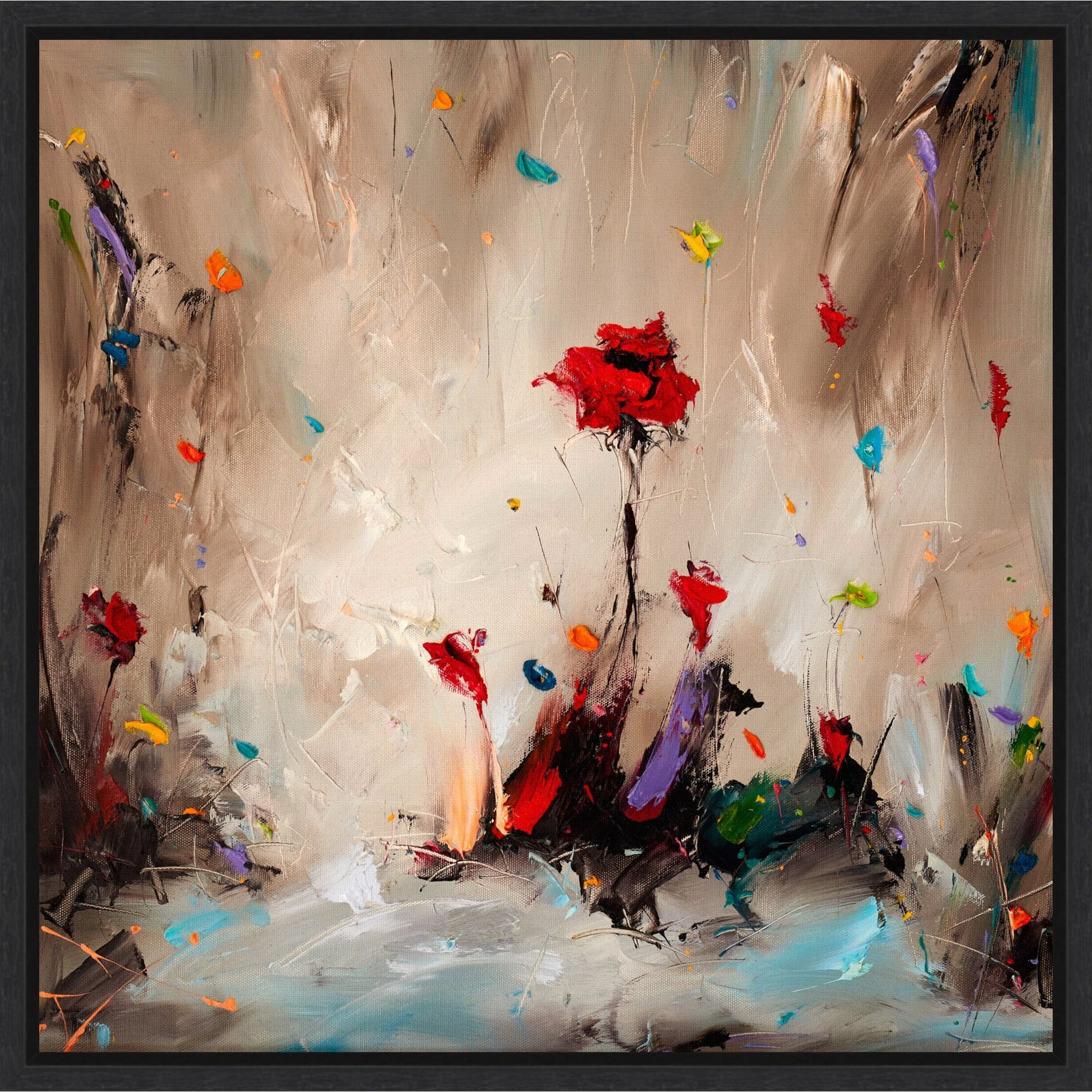 Before The Rain By Stanislav Lazarov Framed Canvas Wall Art