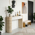 Beige Brown Entryway Table Console Table Sofa Table With Drawers Hallway Table Side Table Accent Table