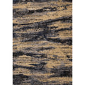 Beige Grey Black Distressed Soft High Traffic Rug