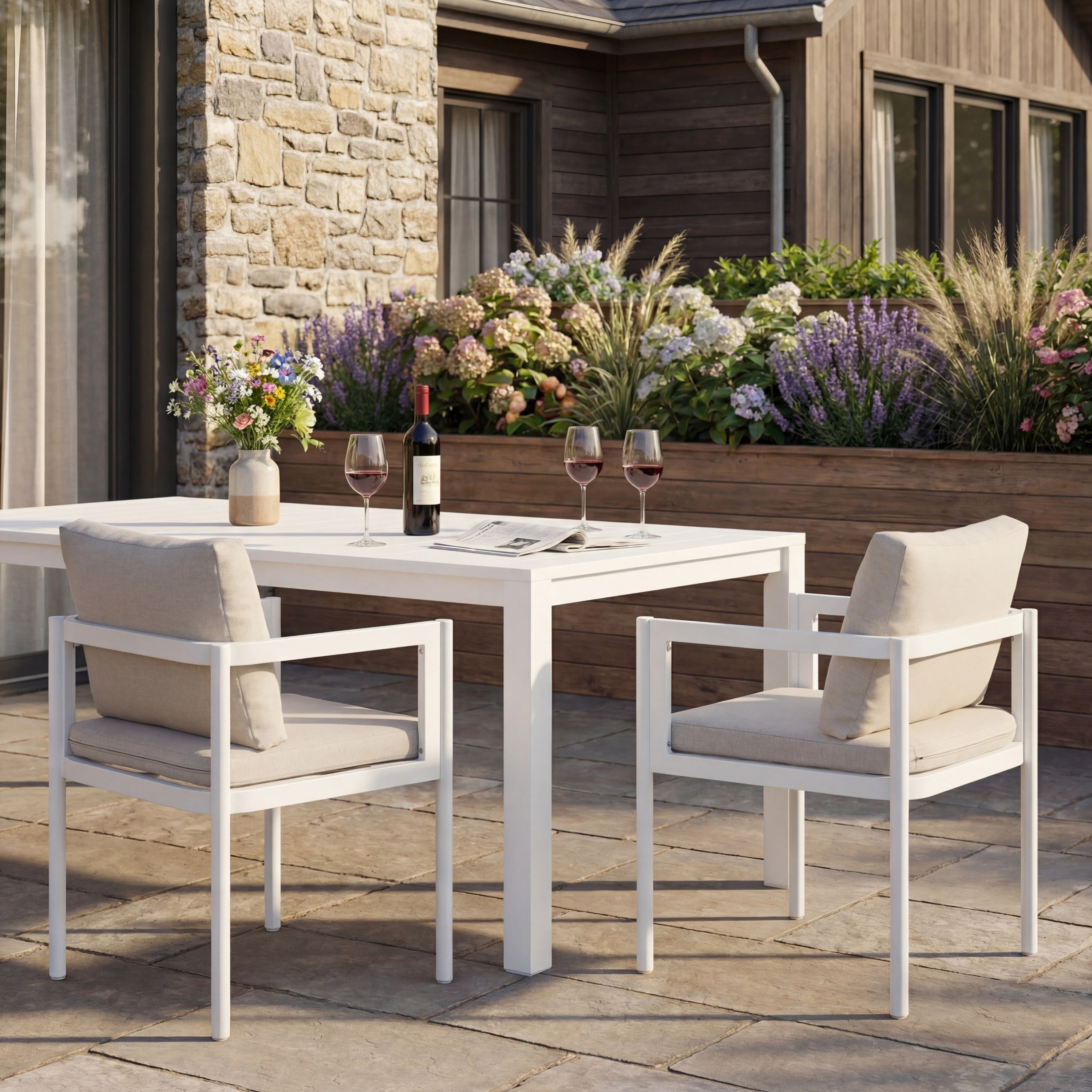 Beige White Leisure Chair Upholstered Arm Chair Reading Chair Accent Chair With Aluminum Frame Club Chair Vanity Chair