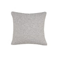 Beige And White Chevron Throw Pillow