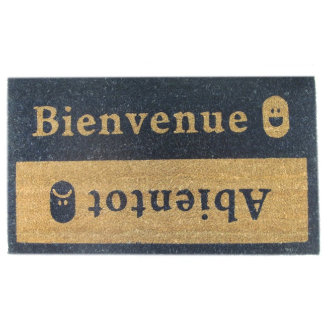 Beinvenue Abientot Coir Door Mat Door Mat