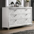 Furniture Of America Bel Air Contemporary Silver 6 Drawer Dresser