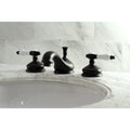 Bel Air Widespread Bathroom Faucet In Matte Black