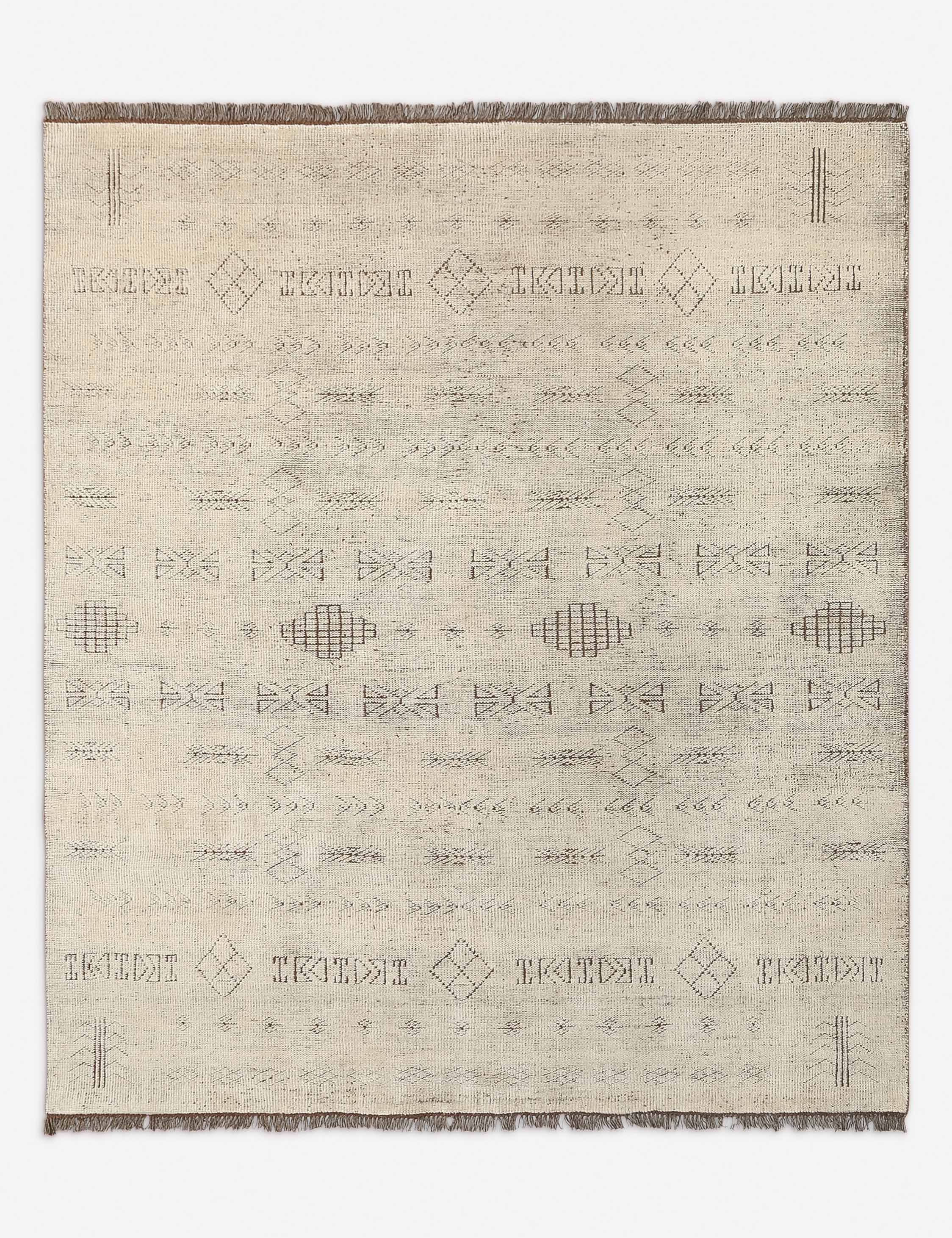 Belgian Hand-Knotted Wool Rug by Button Atelier x Co.House Designs