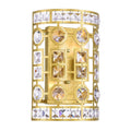2 Light Wall Sconce With Champagne Finish