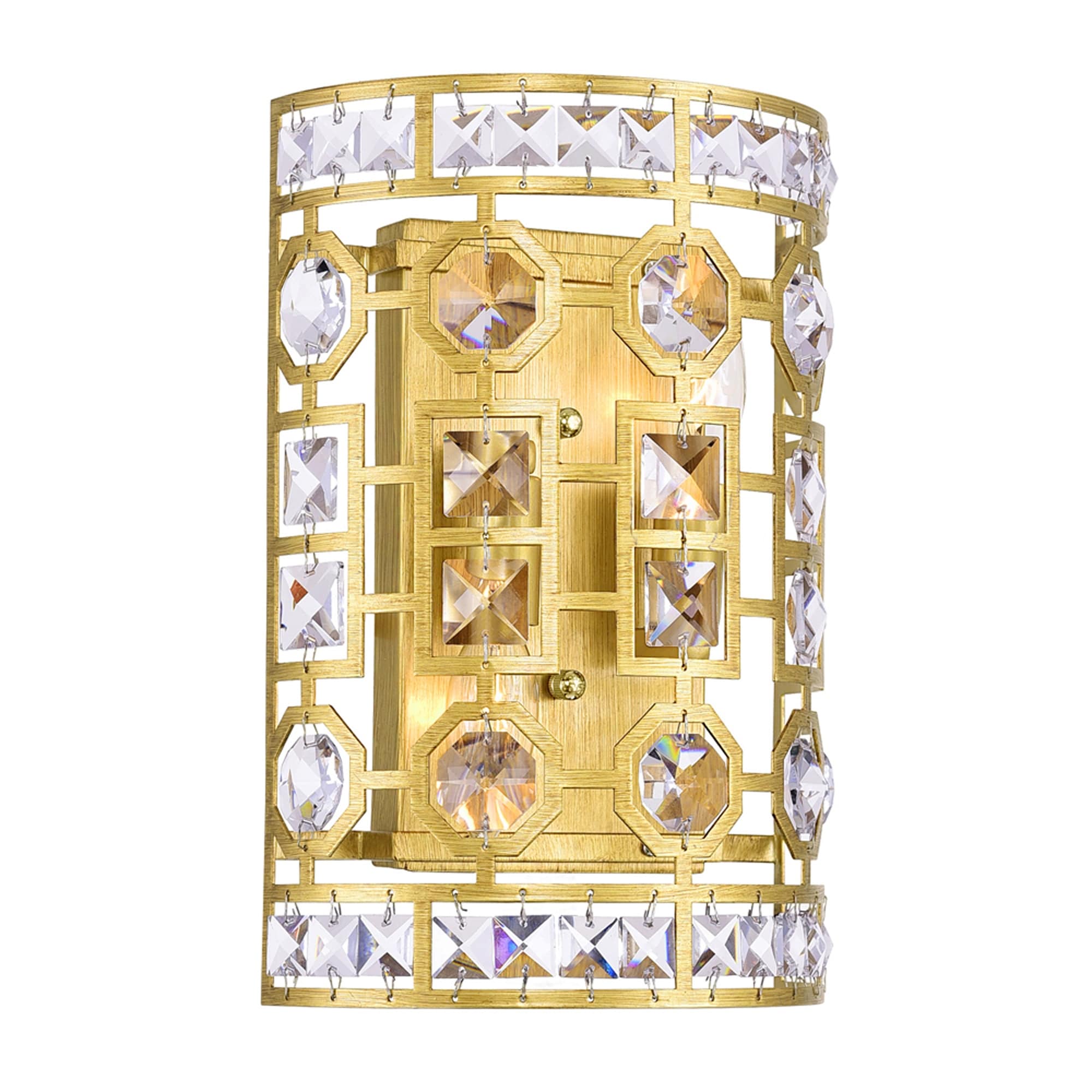 2 Light Wall Sconce With Champagne Finish