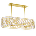 Silver Orchid Swain Champagne 8 Light Chandelier
