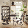 Belita 5 Piece Mid Century Two Tone Modern Wood Dining Set Inspire Q Modern