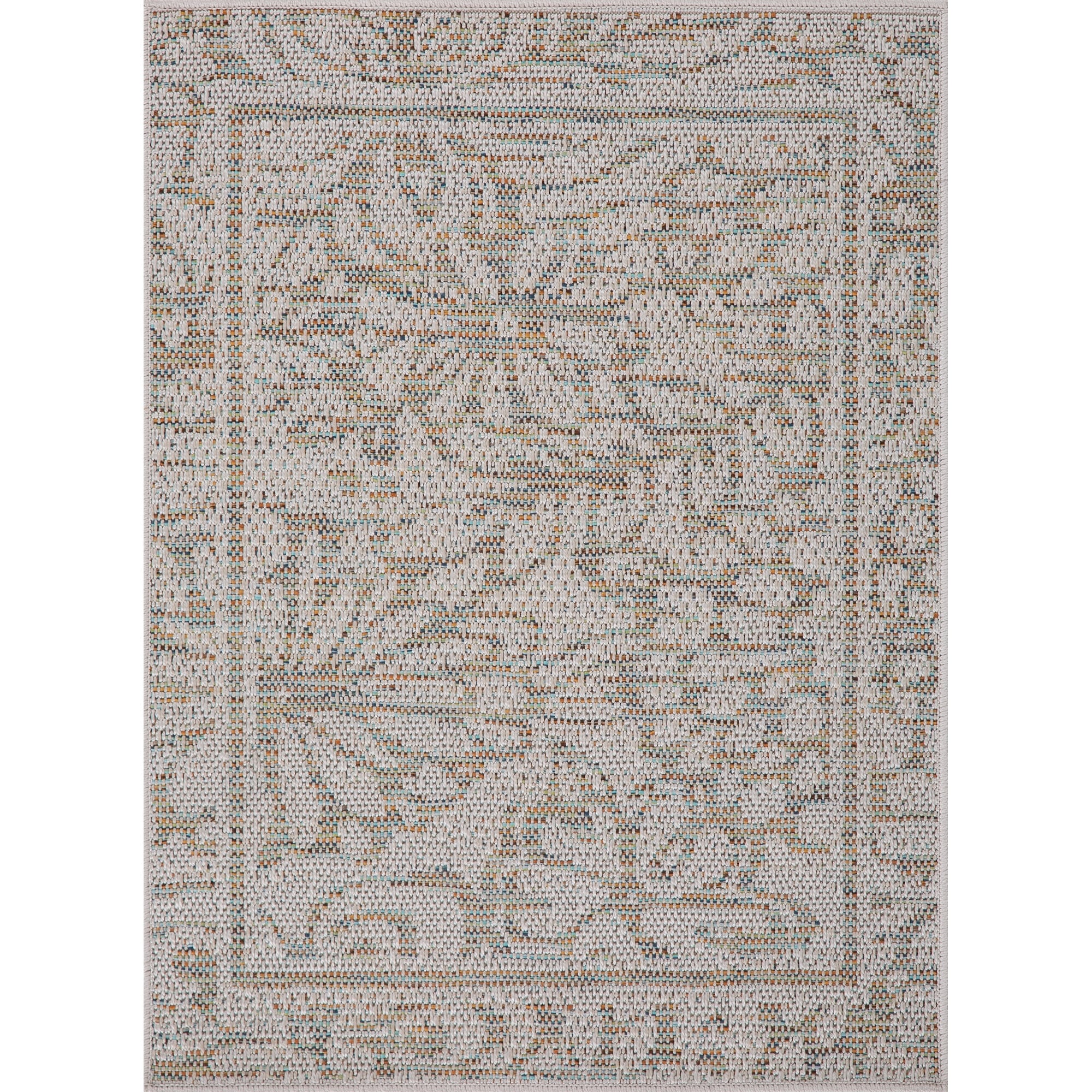 Belize Collection Indoor Outdoor Floral Area Rug