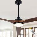 Bella Depot 72 Nickel 3 Blade Large Ceiling Fan With Led Light
