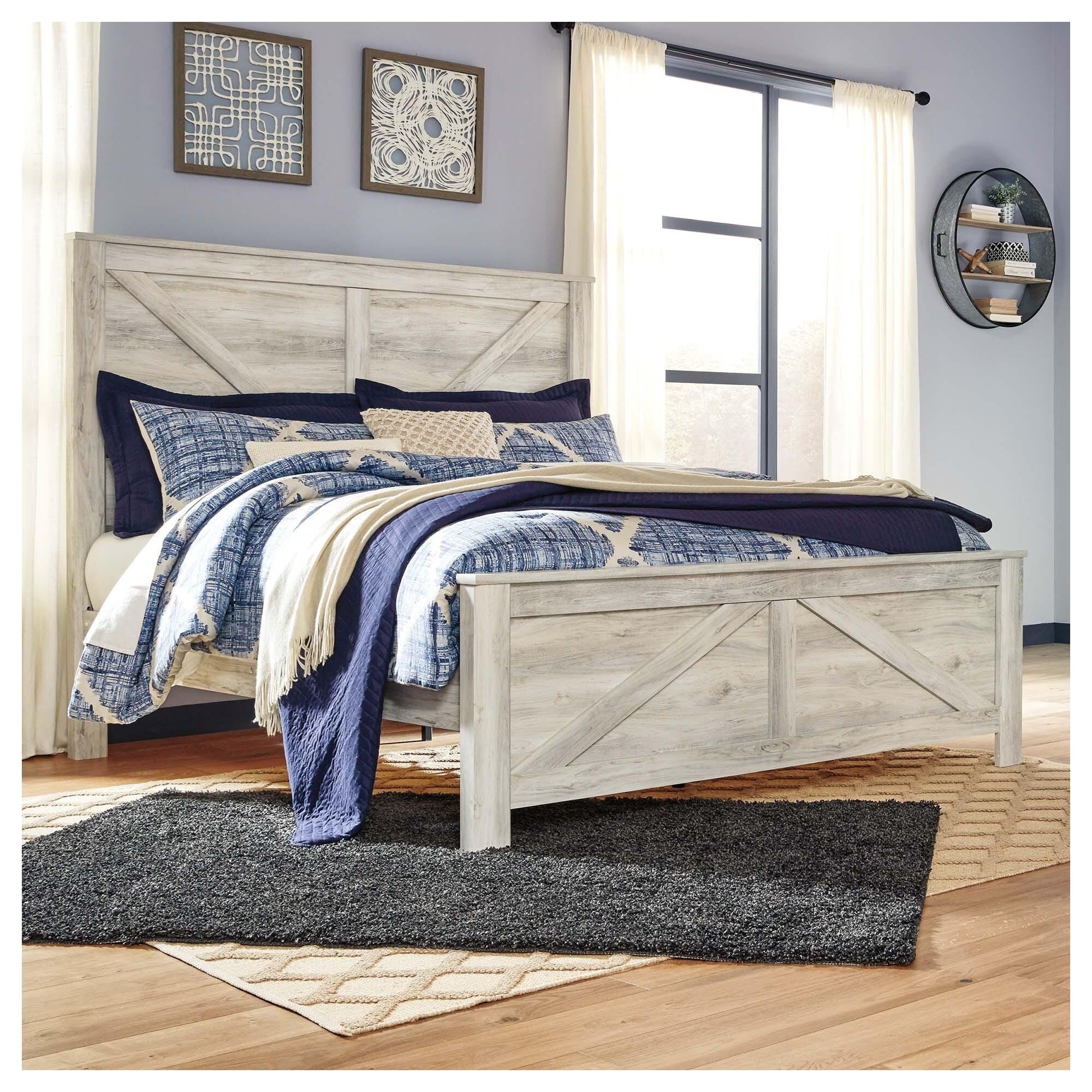 Signature Design By Ashley Bellaby Farmhouse Panel Bed
