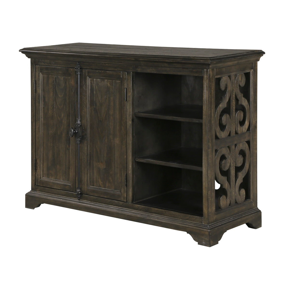 Bellamy Traditional Weathered Peppercorn Printer Stand