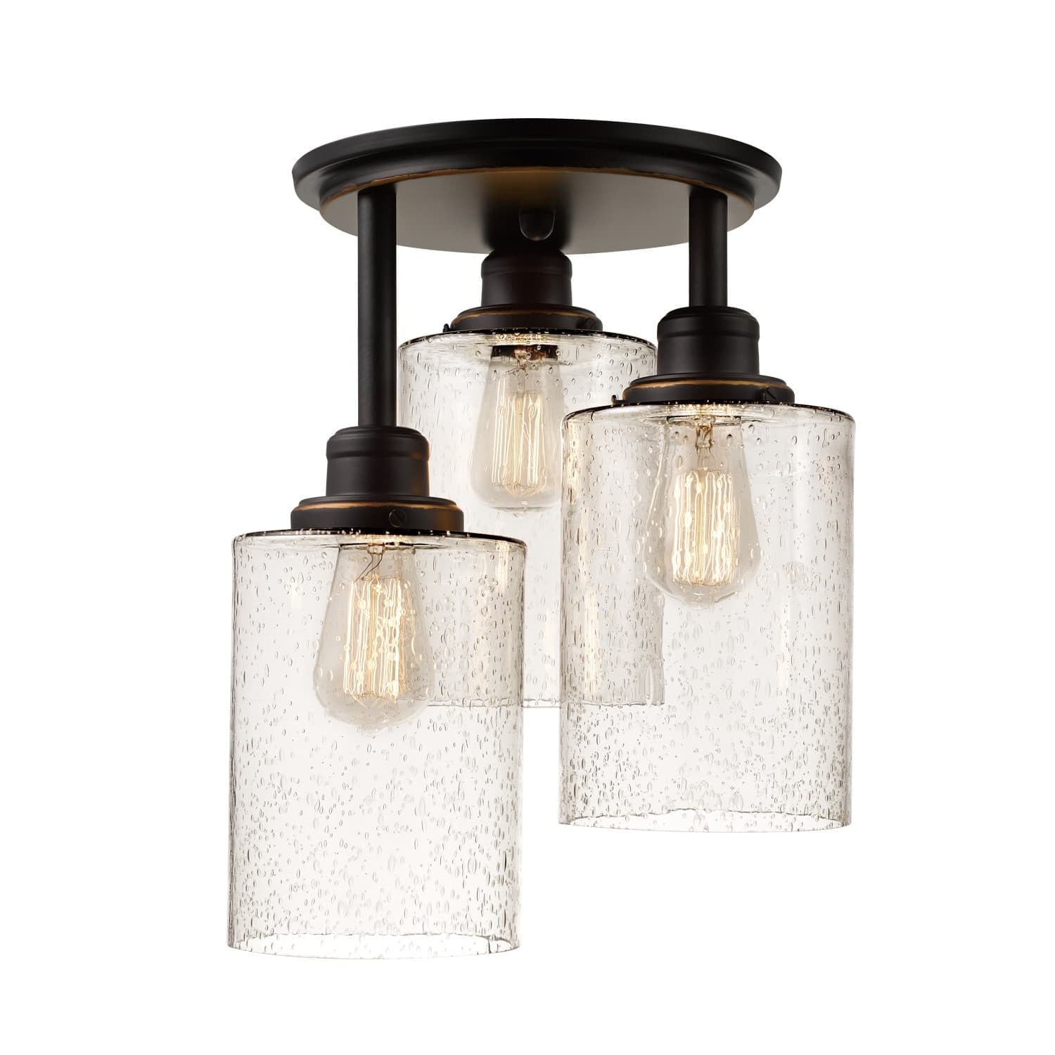 Bellevue 3 Light 13 Wide Semi Flush Ceiling Fixture