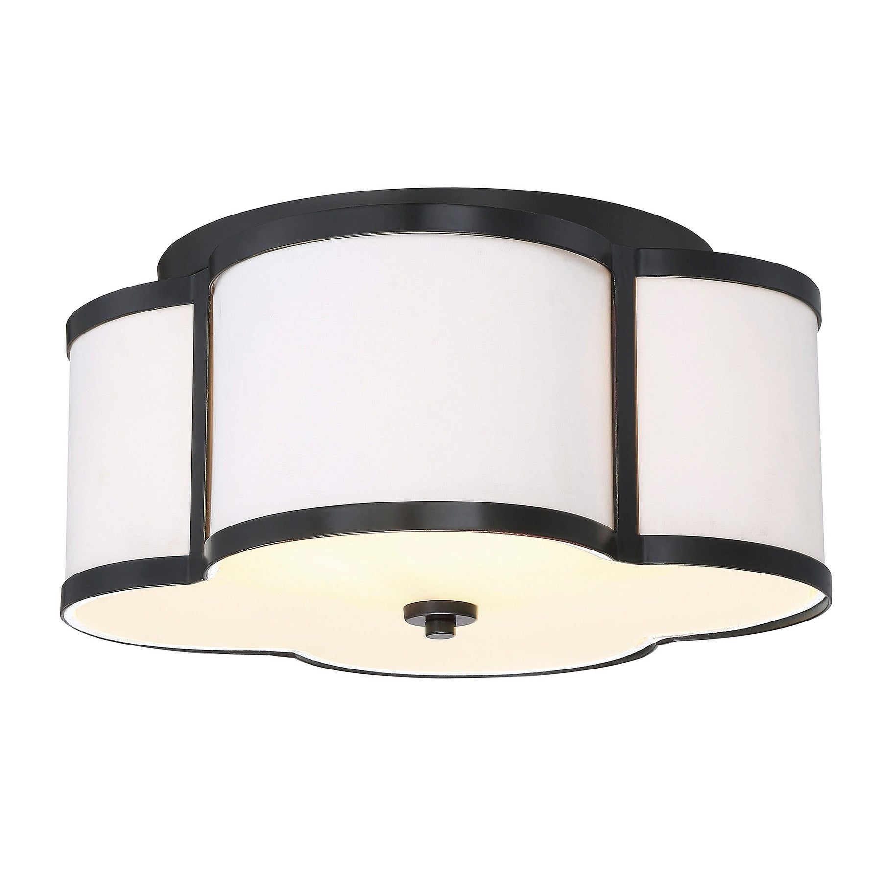 Bellevue 3 Light 16 Wide Flush Mount Drum Ceiling Fixture