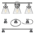 Bellevue 3 Light 25 Wide Bathroom Vanity Light Set Vanity Light