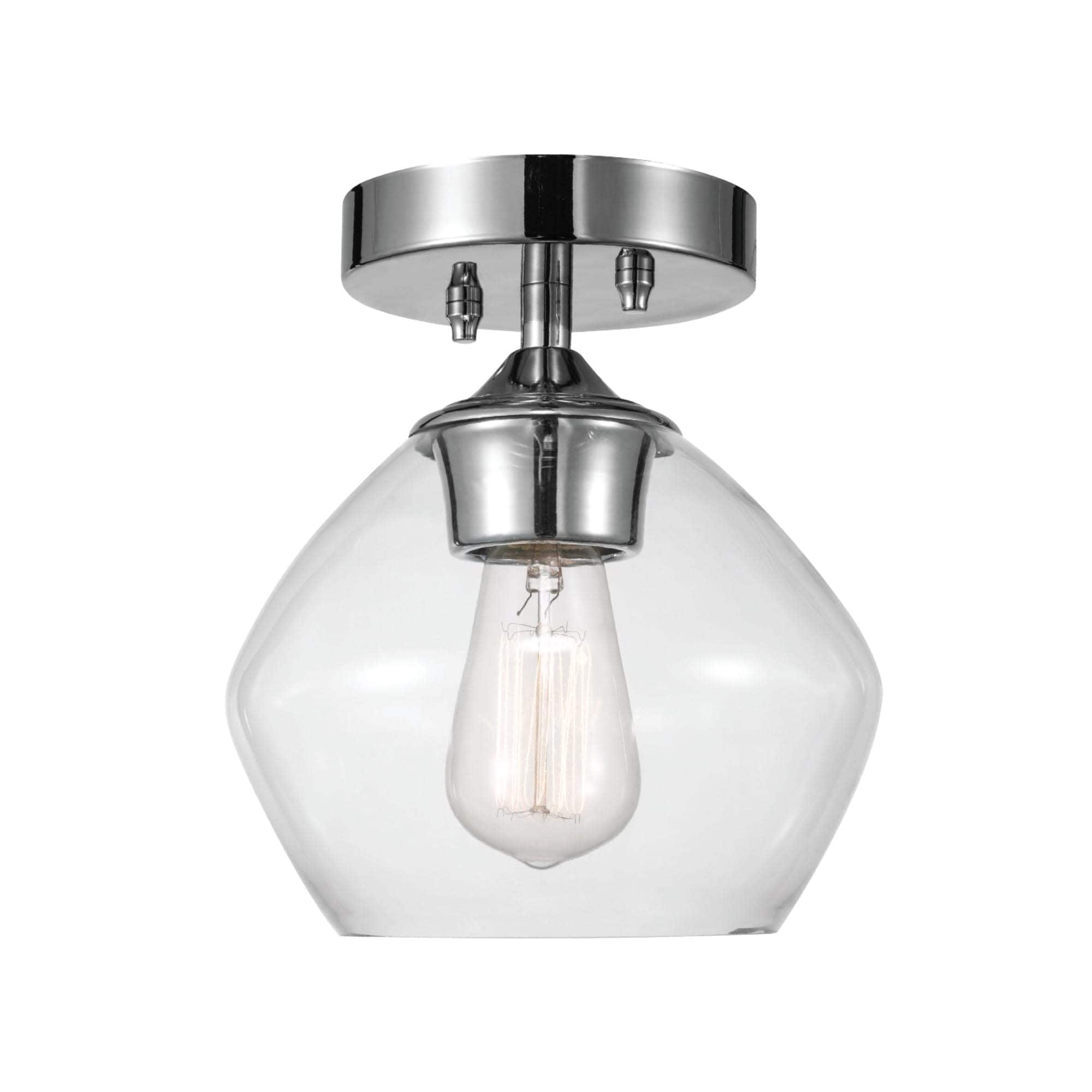 Bellevue 8 Wide Semi Flush Ceiling Fixture