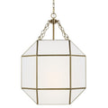 Bellevue Aveyron 3 Light 19 Wide Pendant With Frosted Glass Shade