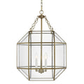 Bellevue Aveyron 3 Light 19 Wide Taper Candle Pendant With Clear
