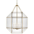 Bellevue Aveyron 4 Light 23 Wide Taper Candle Pendant With Clear